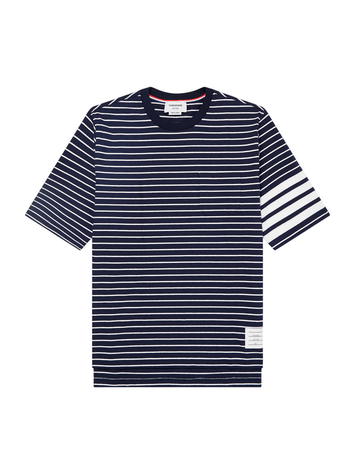 Thom Browne Navy Compression T-Shirt Thom Browne