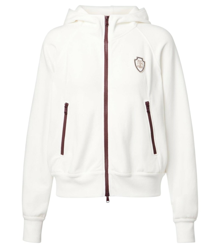 Photo: Brunello Cucinelli Cotton-blend piqué hoodie