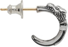 YOHJI YAMAMOTO Silver Wolf Dagger Single Earring