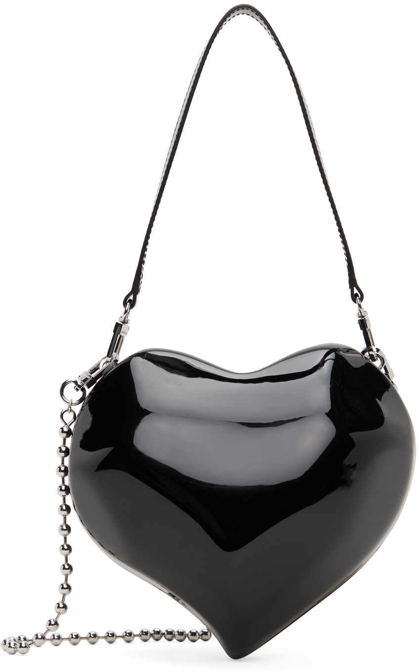 SIMONMILLER Black Molded Heart Bag