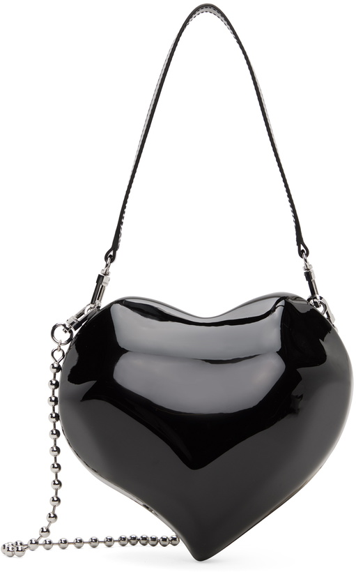 Photo: SIMONMILLER Black Molded Heart Bag
