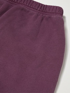 Les Tien - Tapered Garment-Dyed Cotton-Jersey Sweatpants - Purple