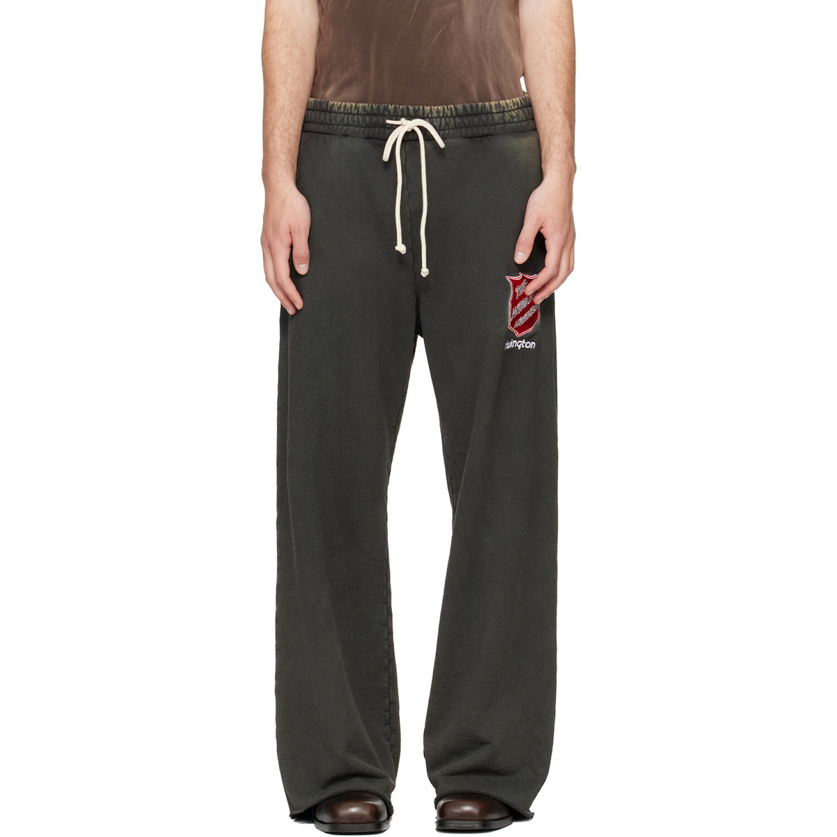 Rivington Roi Rebis Gray 'Anti Death Principal' Sweatpants