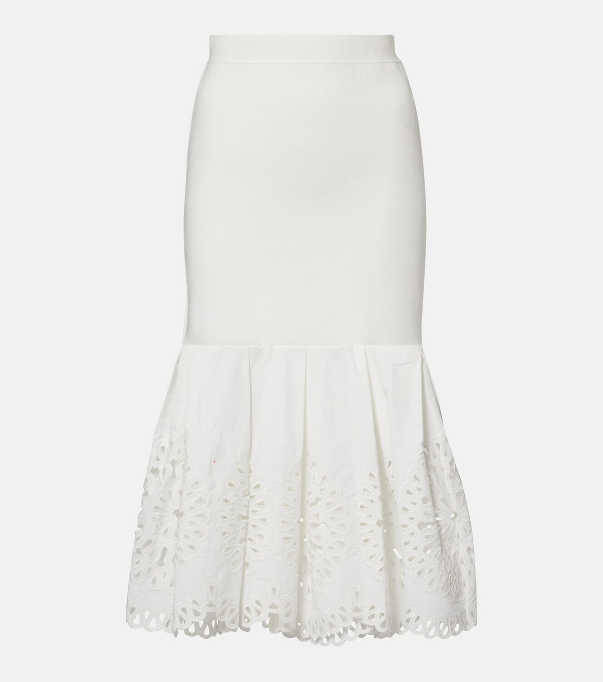 Simkhai Broderie anglaise midi skirt