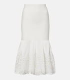 Simkhai Broderie anglaise midi skirt
