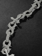 Alex Moss New York - St Mark 14-Karat White Gold Diamond Bracelet - Silver