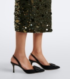 Carolina Herrera Sequined knitted midi dress