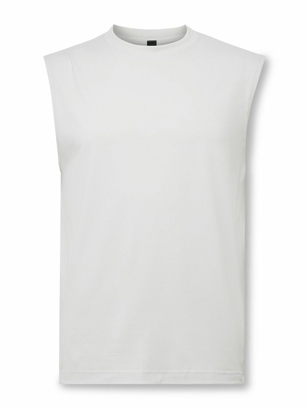 Photo: Lululemon - Train Stretch Recycled-Mesh Tank Top - Gray