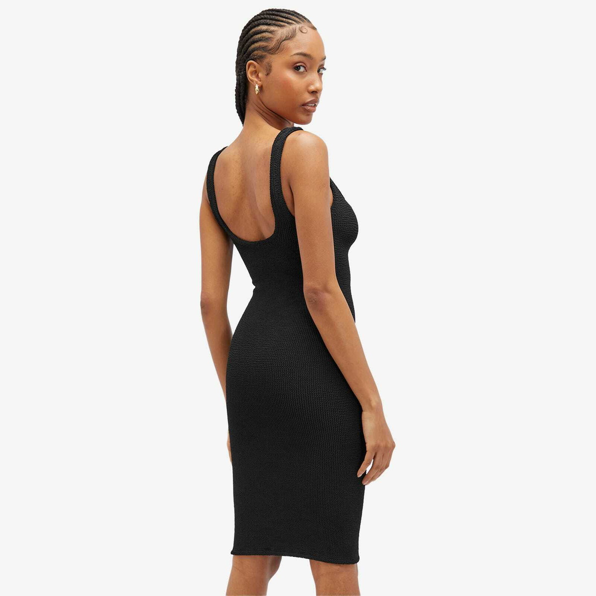 Hunza G Women's Tank Dress in Black 