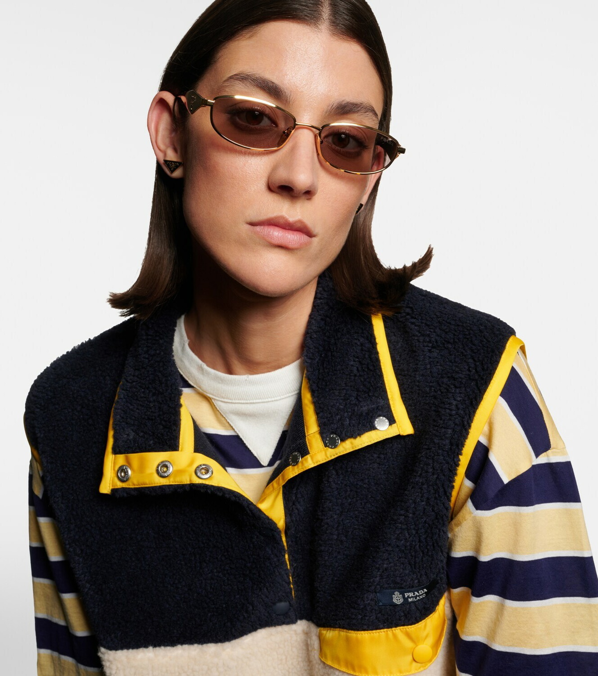 Prada Prada Cartiglio oval sunglasses