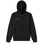 Pangaia 365 Zipped Hoodie in Black