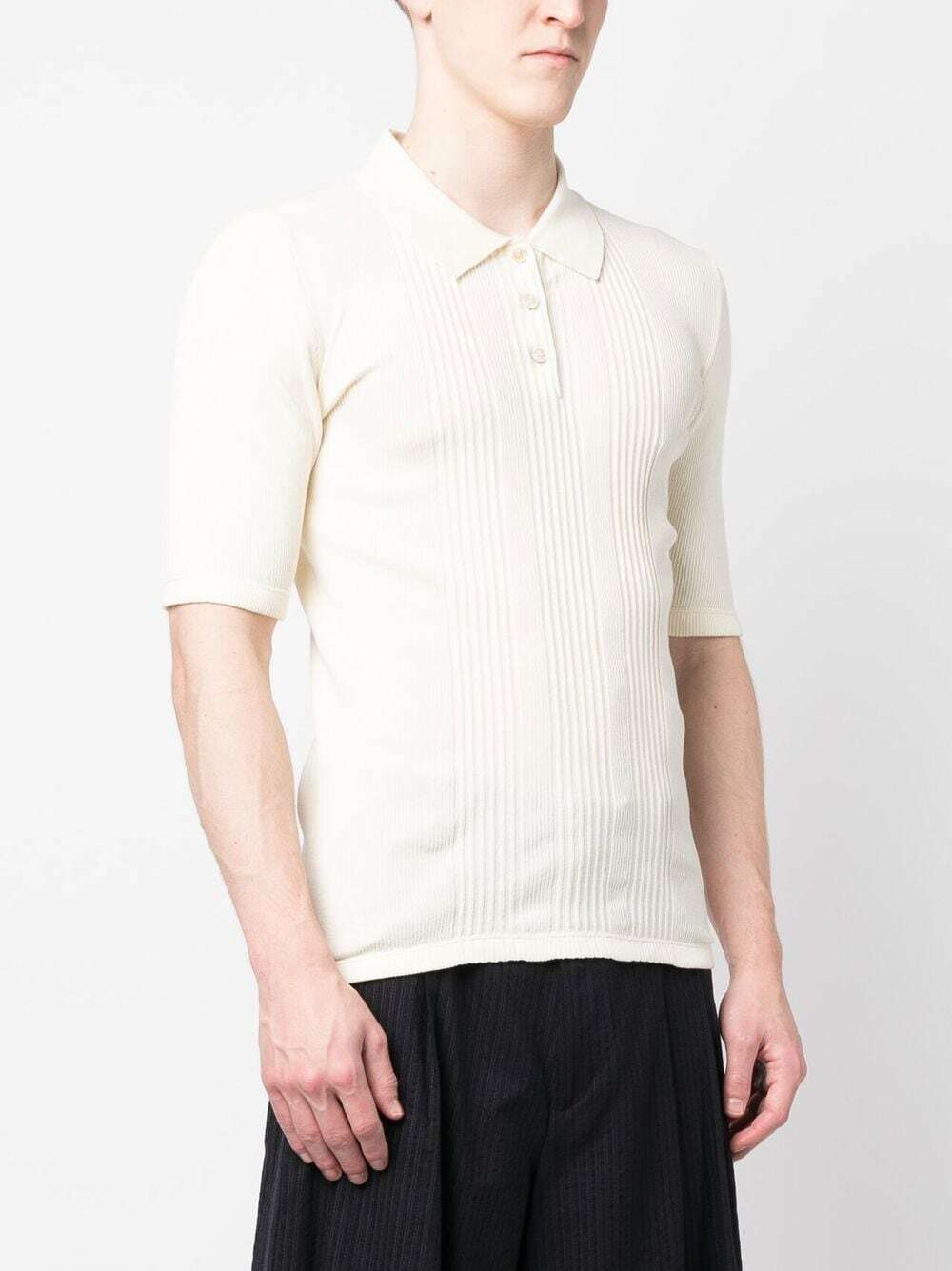 Maison Margiela Women's Polo in Cupro Black main image 1