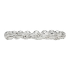 WWW.WILLSHOTT Silver Fused Ball Rope Ring