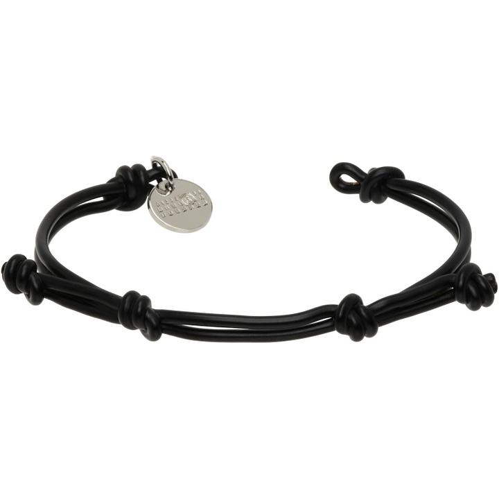 Photo: MM6 Maison Margiela Black Knot Bracelet