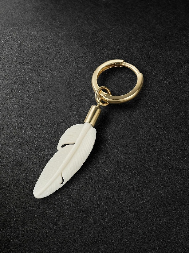 Photo: Jacquie Aiche - Small Gold Bone Feather Pendant