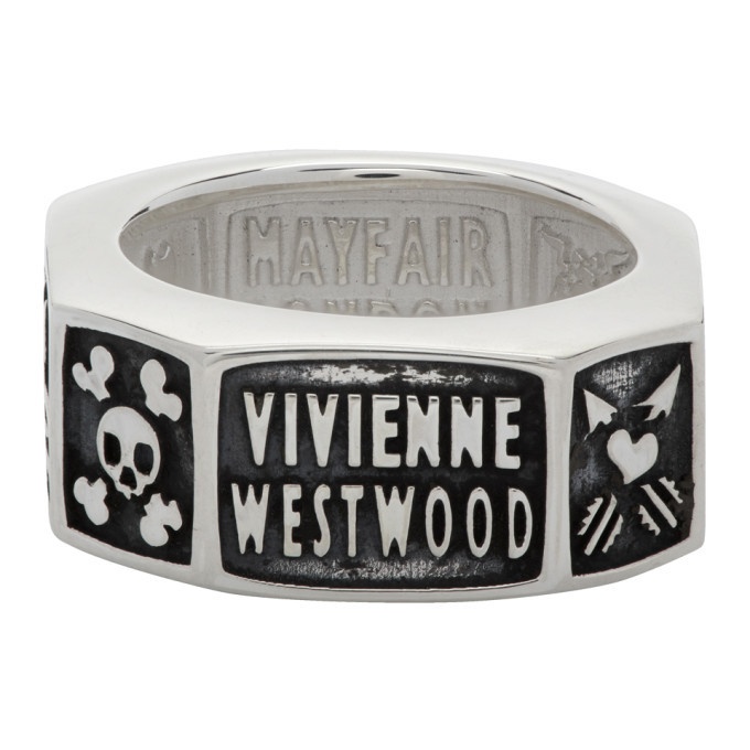Photo: Vivienne Westwood Silver and Gunmetal Samos Ring
