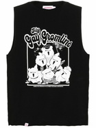 Charles Jeffrey Loverboy Black Graphic Print Tank Top