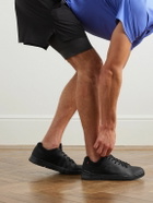 ON - Roger Federer The Roger Advantage Vegan Leather, Mesh and Rubber Tennis Sneakers - Black