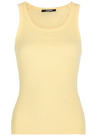 Jacquemus Le Marcel Rone Carre Cotton Tank top Yellow