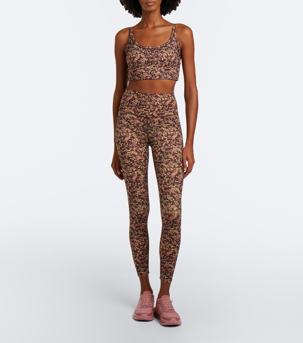 Varley Selma printed sports bra