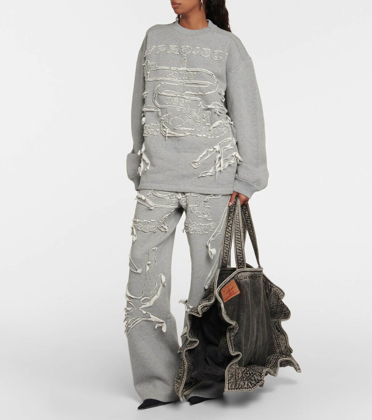 【Y/project】 スリットデニム 2WAY Denim Salopette - SALE