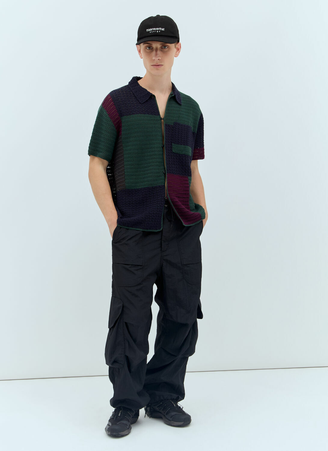 thisisneverthat® Block Crochet Shirt