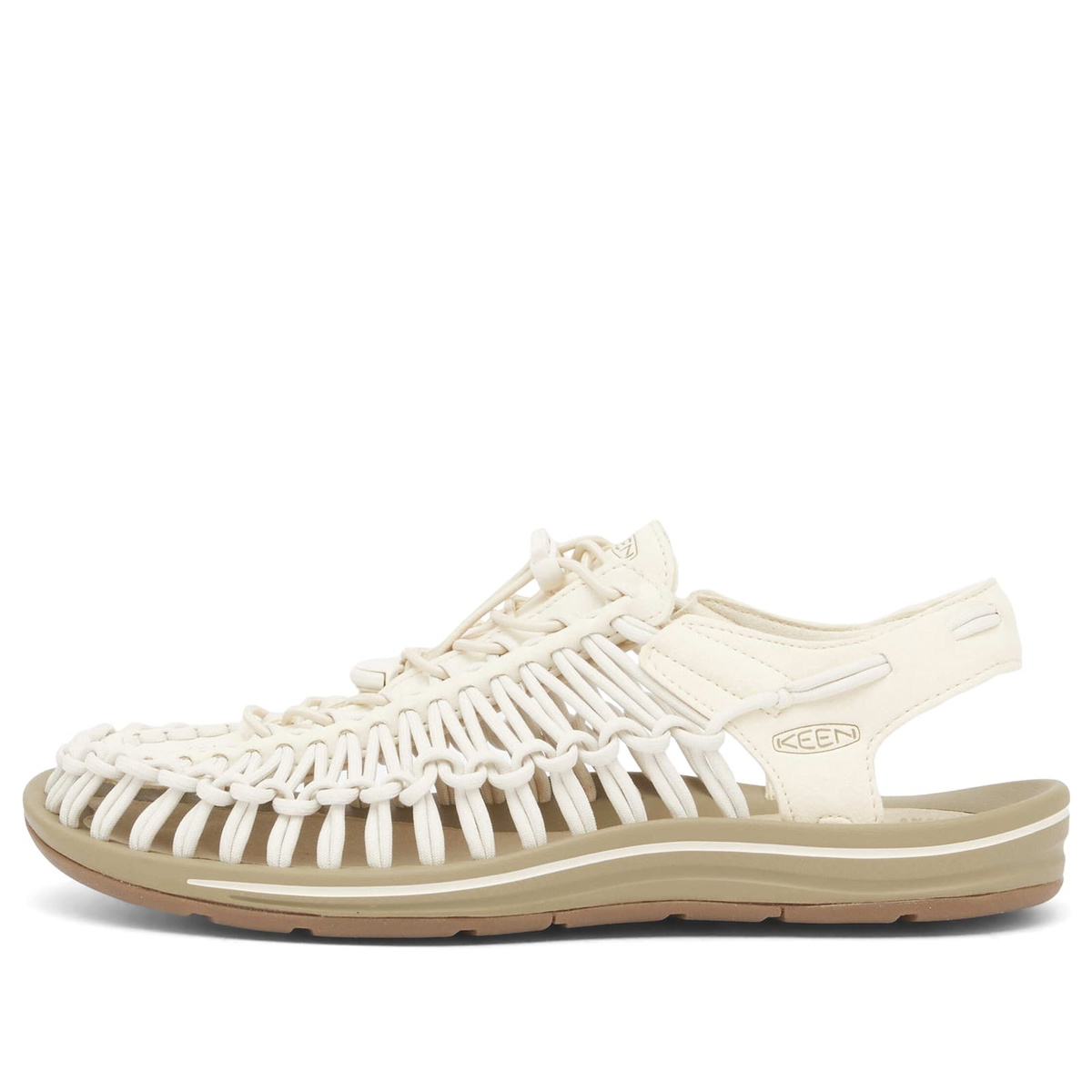Keen Men's Uneek in White Cap/Cornstalk