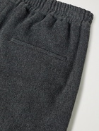 The Row - Jonah Cashmere-Blend Flannel Trousers - Gray