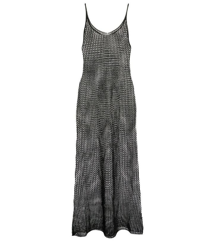 Photo: Dodo Bar Or Corin metallic-effect midi dress