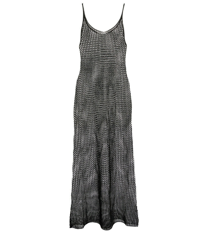 Photo: Dodo Bar Or Corin metallic-effect midi dress