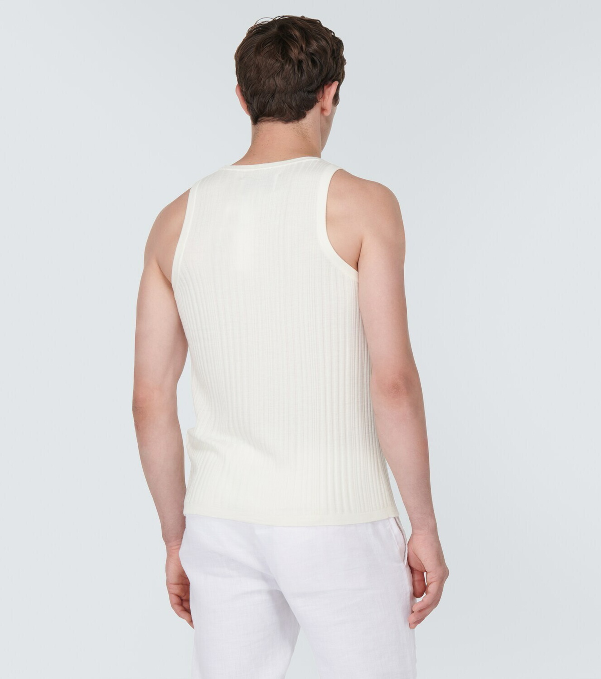 King & Tuckfield Wool tank top