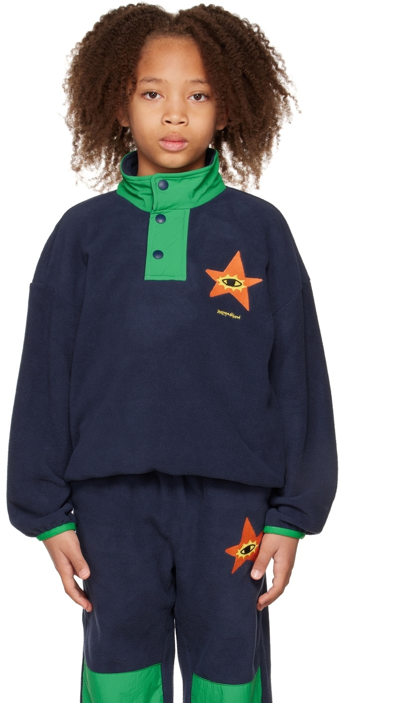 ★2024AW★JELLYMALLOW Thanks Sweatshirt BLUE JM2420133 main image 1