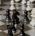 Berluti - Venezia Leather, Metal and Wood Chess Set - Black