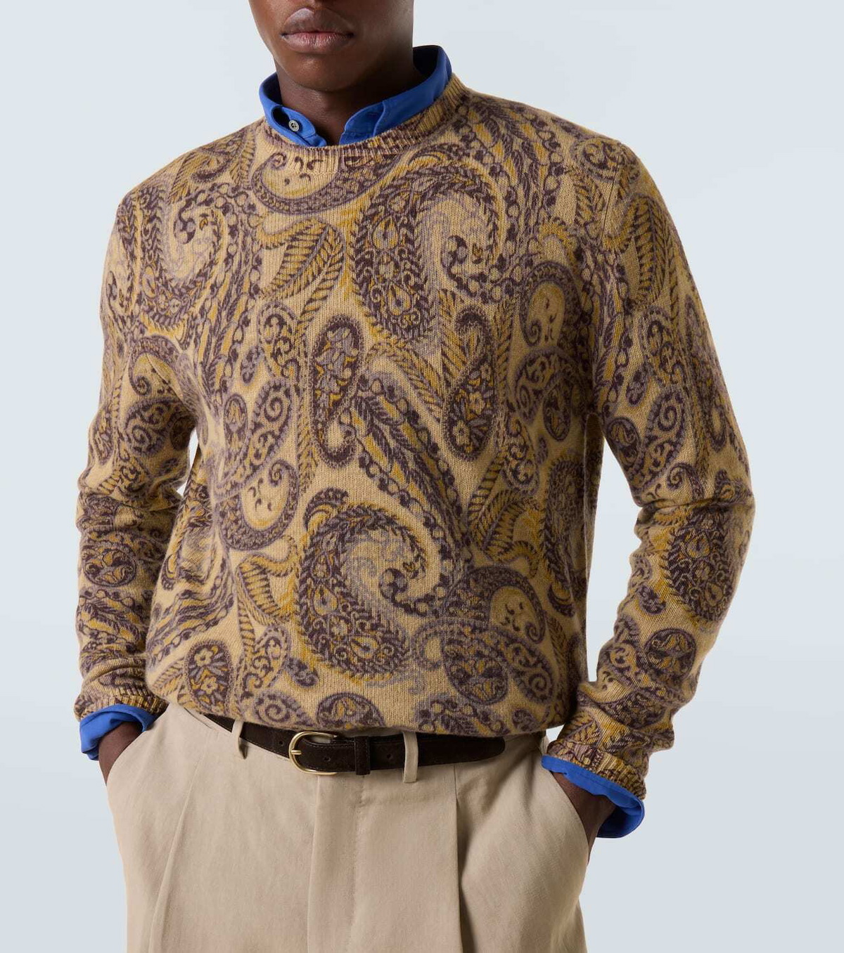 Etro Jacquard wool sweater