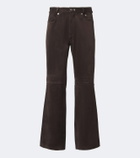 Our Legacy Carlson Cut suede bootcut pants