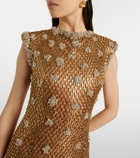 Rachel Gilbert Solana embellished gown