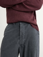 Remi Relief - Straight-Leg Cotton-Twill Trousers - Black