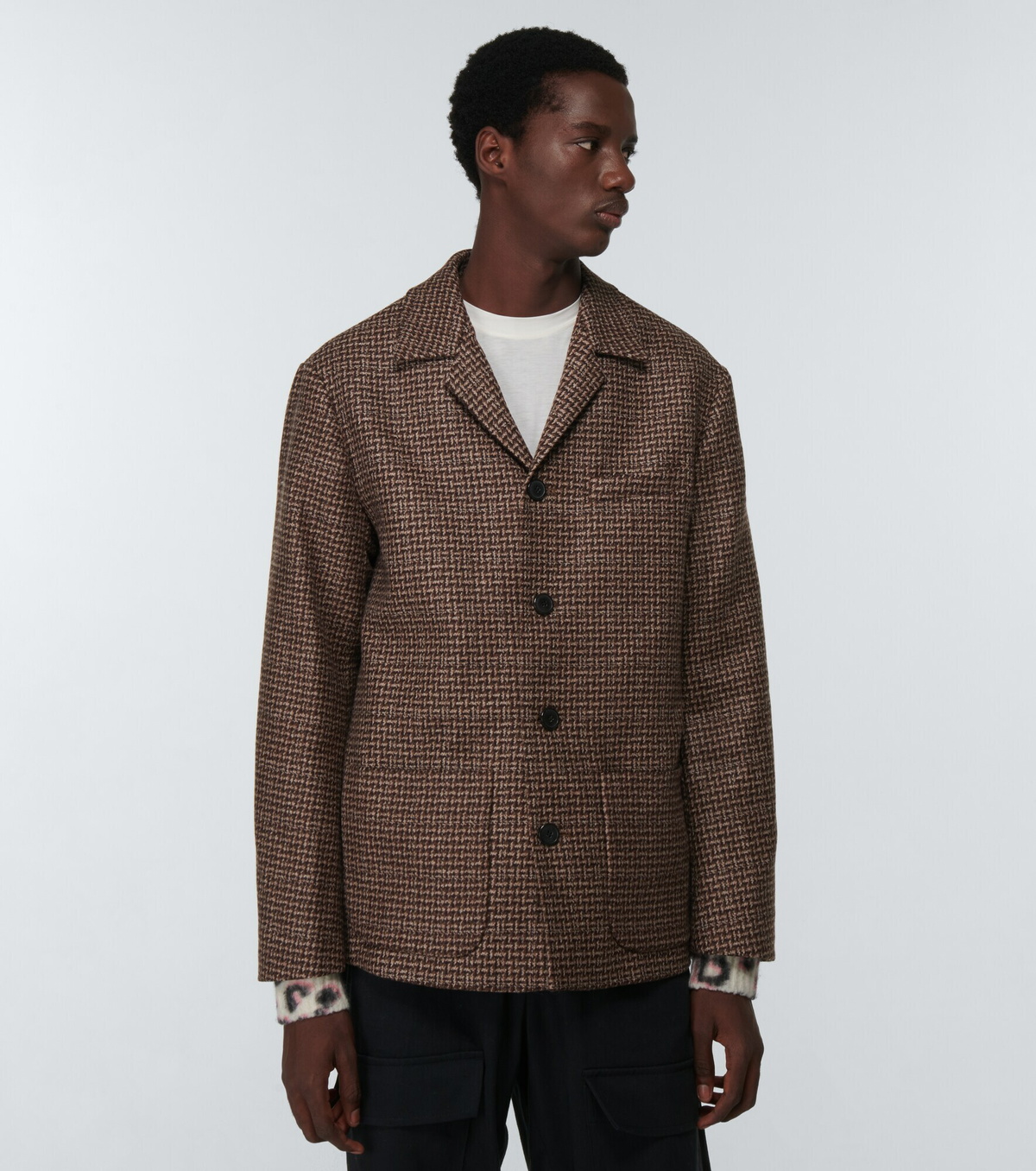 Dries Van Noten - Houndstooth wool blazer Dries Van Noten