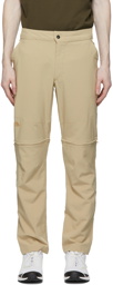 The North Face Beige Paramount Active Convertible Trousers