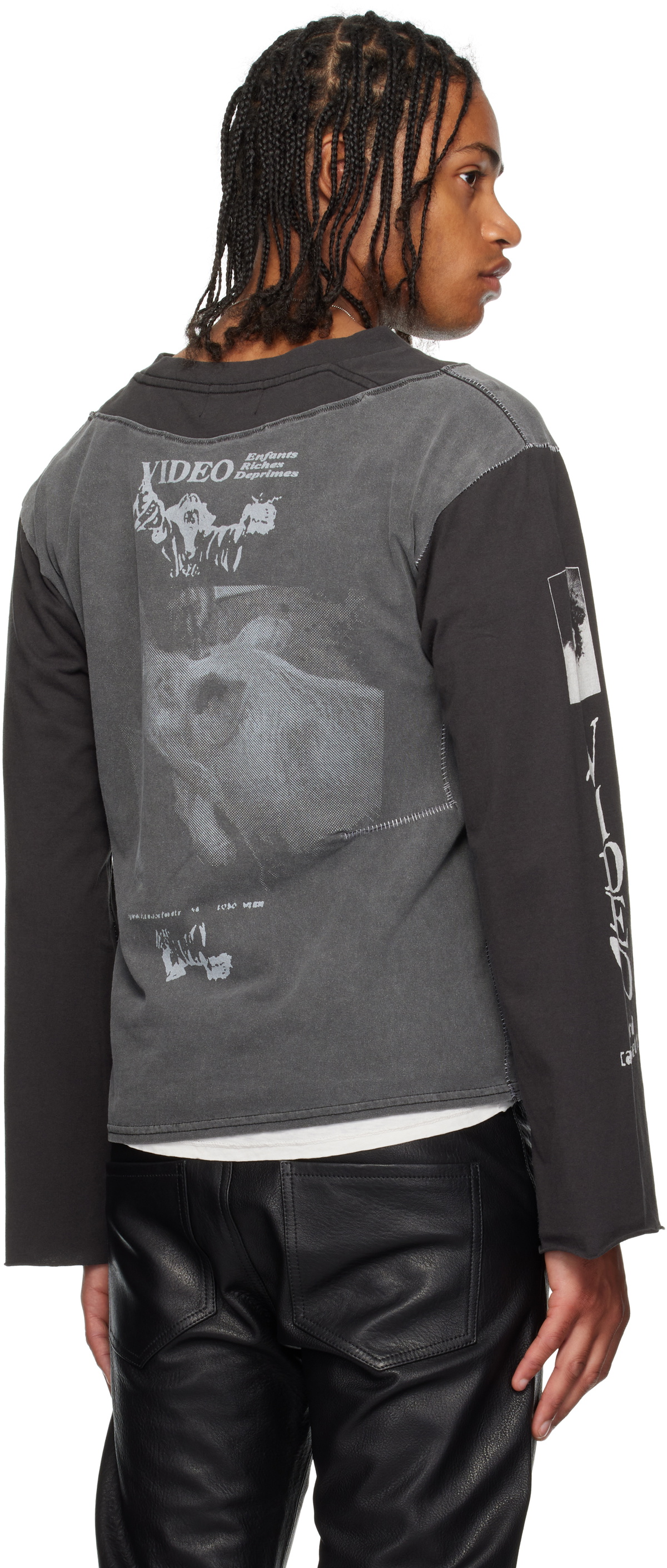 Enfants Riches Déprimés Black Benny's Video Assemblage LS T-shirt