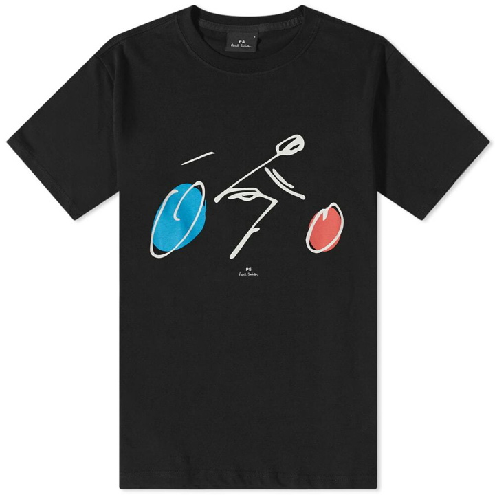 Photo: Paul Smith Men's Cyclist Logo T-Shirt in Black