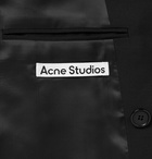 Acne Studios - Double-Breasted Wool and Mohair-Blend Suit Jacket - Black