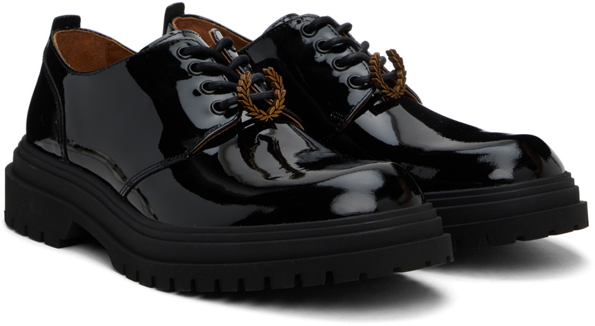 Fred Perry Black Patent Leather Derbys Fred Perry Fred Perry Black Patent Leather Derbys Fred Perry