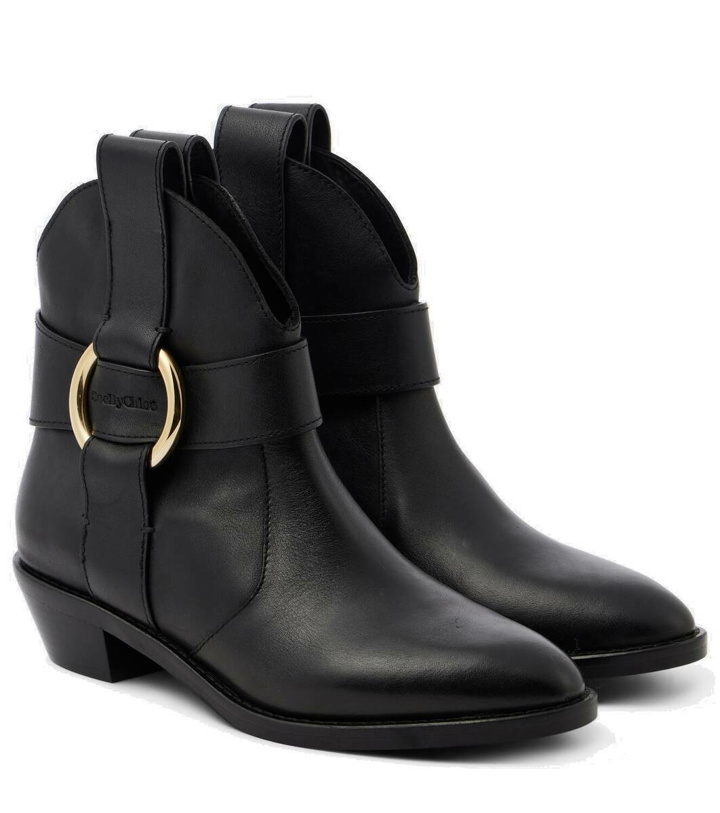 Photo: See By Chloé New Ring leather ankle boots