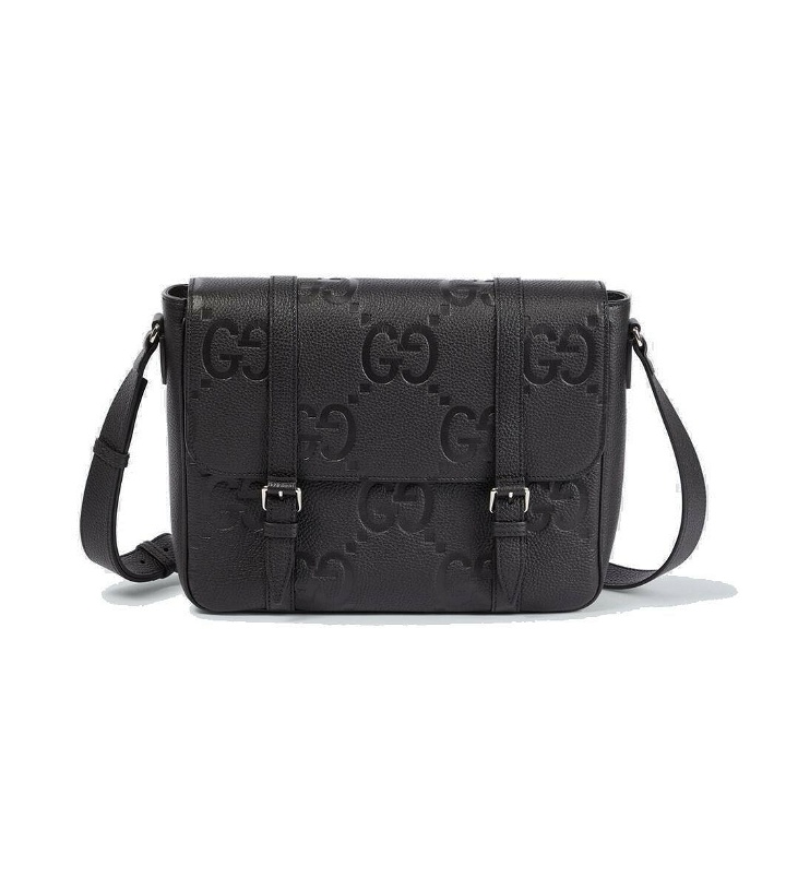 Photo: Gucci Jumbo GG Medium leather messenger bag