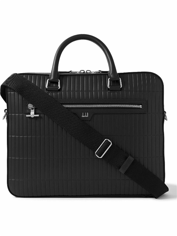 Photo: Dunhill - Rollagas Debossed Leather Briefcase