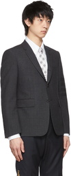 Thom Browne Grey 4-Bar Sport Blazer