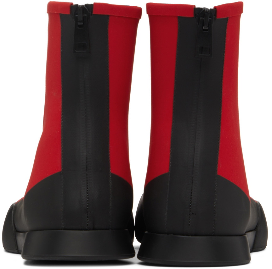 The Row Red TR Ankle Boots The Row