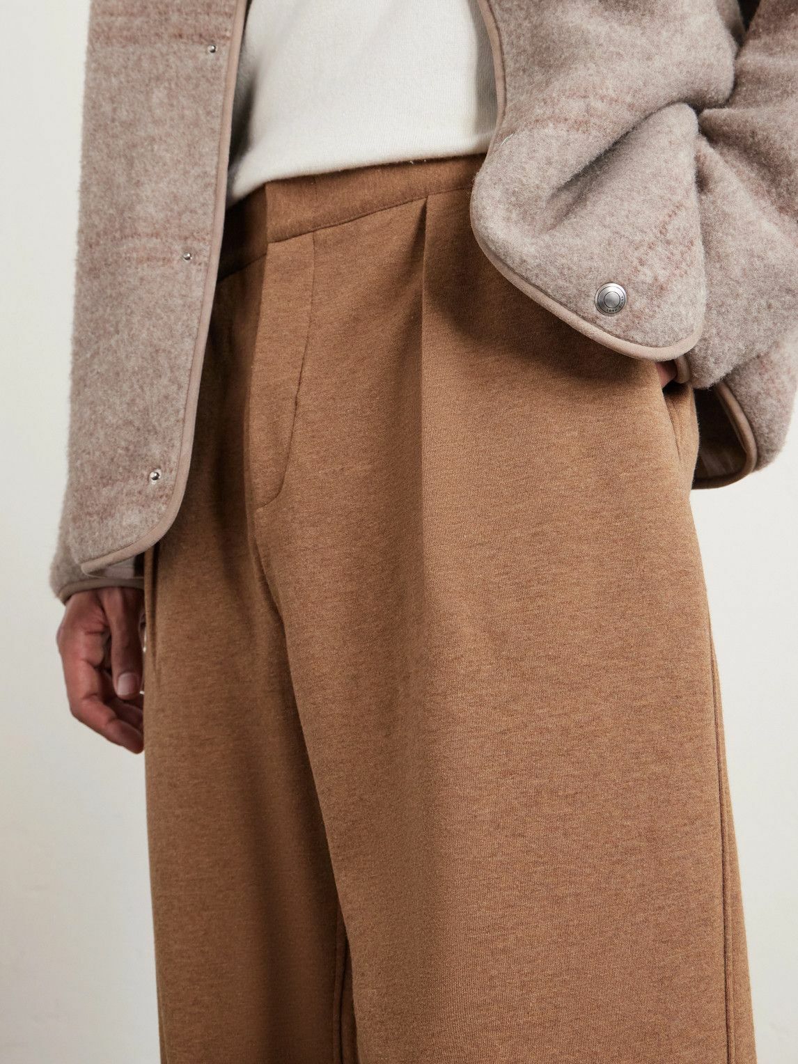 Loro Piana - Wide-Leg Wool and Cashmere-Blend Trousers - Brown