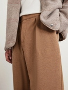 Loro Piana - Wide-Leg Wool and Cashmere-Blend Trousers - Brown